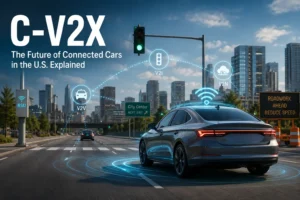 C-V2X technology connecting cars and roadside infrastructure in the U.S.