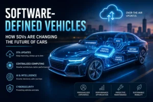 Software-defined vehicles using AI, OTA updates, centralized computing, connectivity and cybersecurity