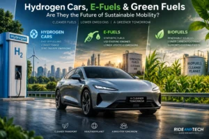 Hydrogen cars, e-fuels and biofuels for sustainable mobility