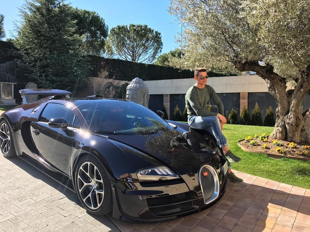 Bugatti Chiron from the Cristiano Ronaldo Car Collection