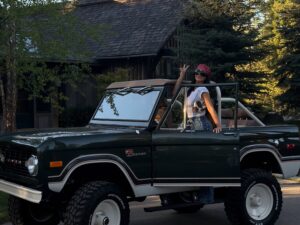 Kim Kardashian Car Collection featuring the restored 1973 Ford Bronco