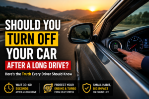 Turn off your car after a long drive