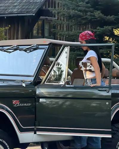 Kim Kardashian Car Collection featuring the restored 1973 Ford Bronco valued at around $285,000.
