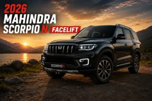 2026 Mahindra Scorpio N Facelift SUV showcasing its updated exterior design ahead of its expected India launch.