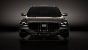 Geely Monjaro EM-i plug-in hybrid SUV front view