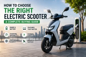 How to choose an electric scooter with a modern electric scooter and charging station