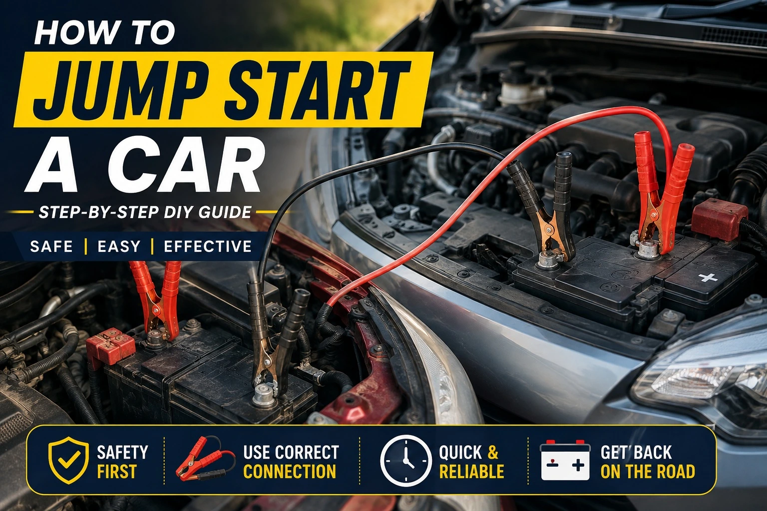 How to Jump Start a Car Safely: Step-by-Step DIY Guide