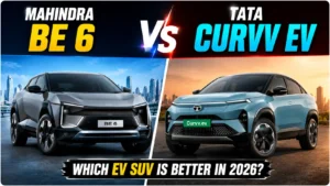 Mahindra BE 6 vs Tata Curvv EV electric SUV comparison