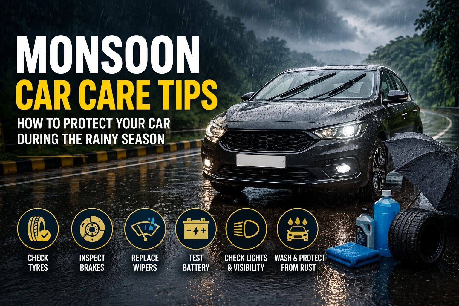 Monsoon Car Care Tips: How to Protect Your Car During the Rainy Season