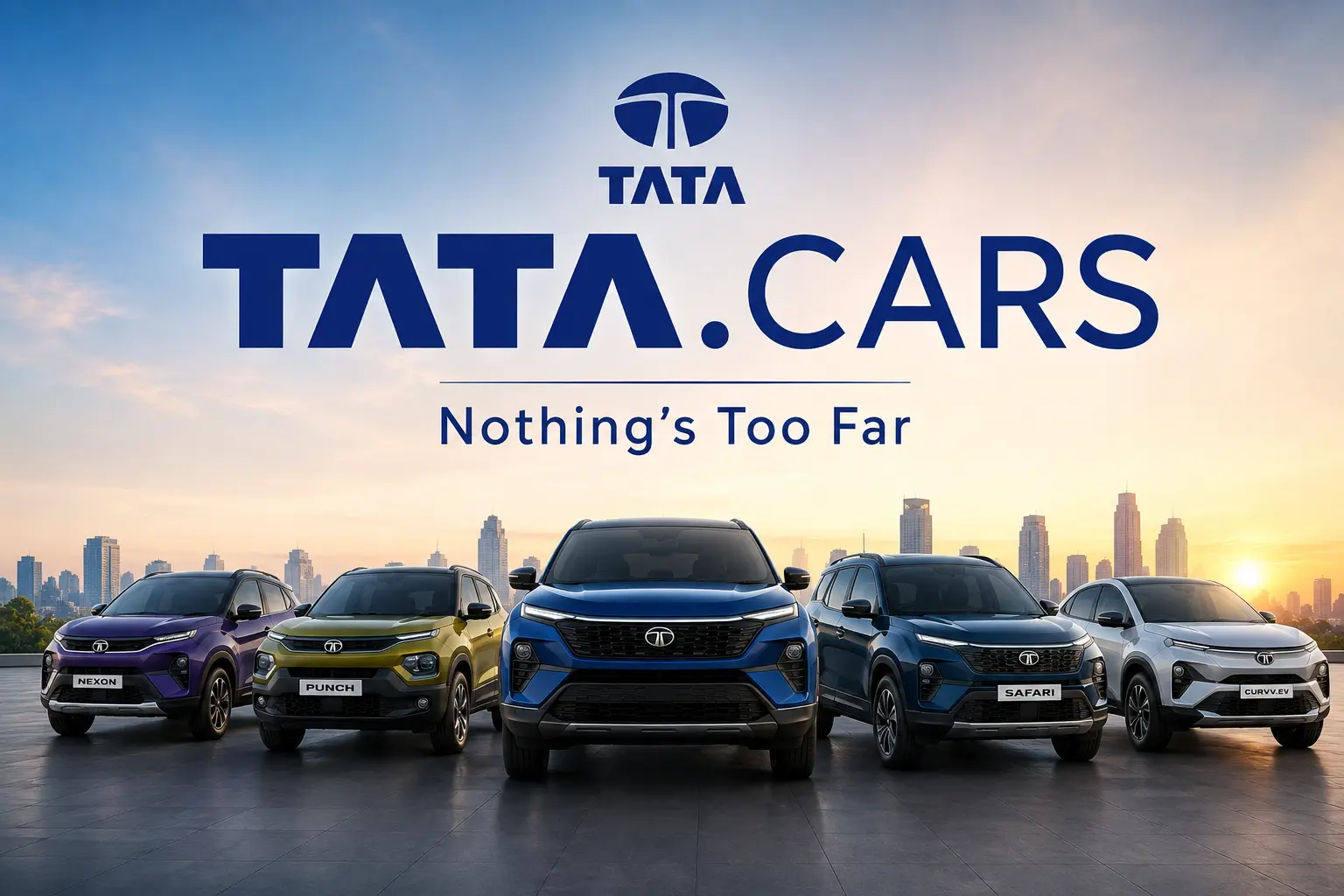 TATA.CARS Unveiled: Tata Motors Introduces New Global Brand Identity With “Nothing’s Too Far”