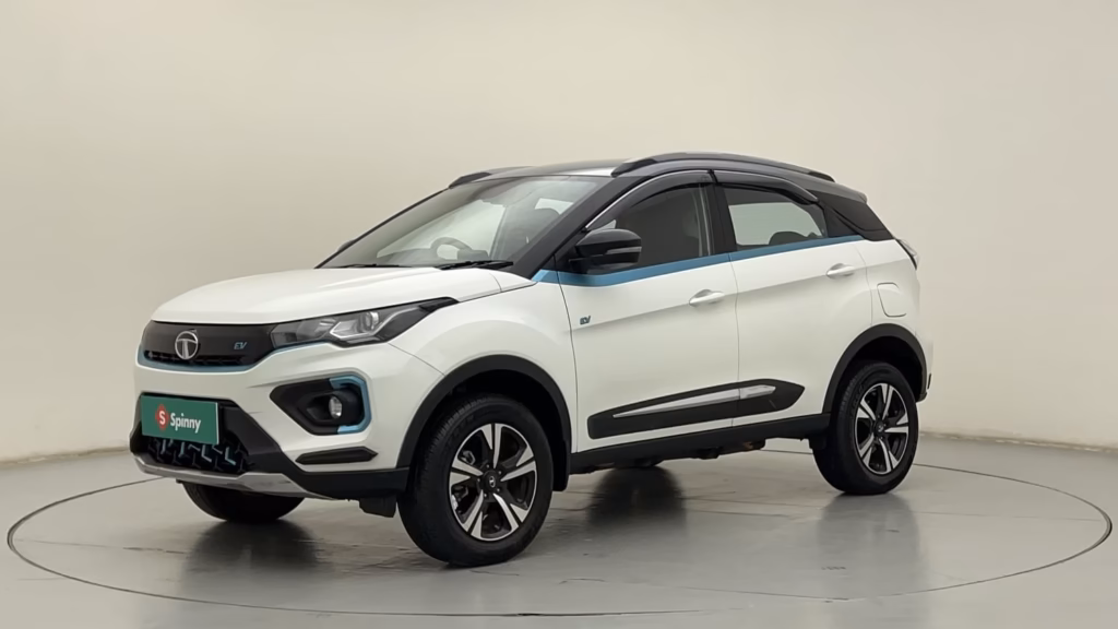 Tata Nexon EV driving on road electric SUV India performance review