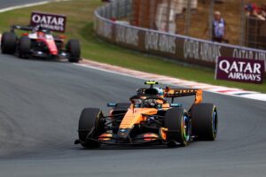 McLaren MCL40 racing at the Dutch Grand Prix