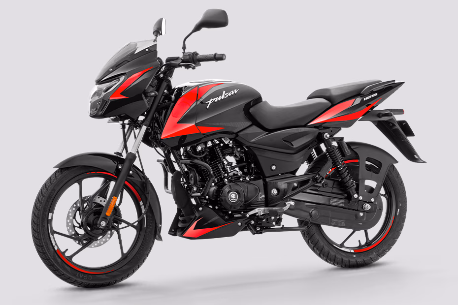 2026 Bajaj Pulsar 125 & 150 motorcycle in red and black