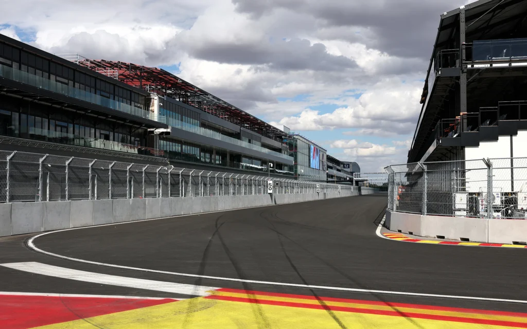 New Madring circuit in Madrid showing a section of the Formula 1 track