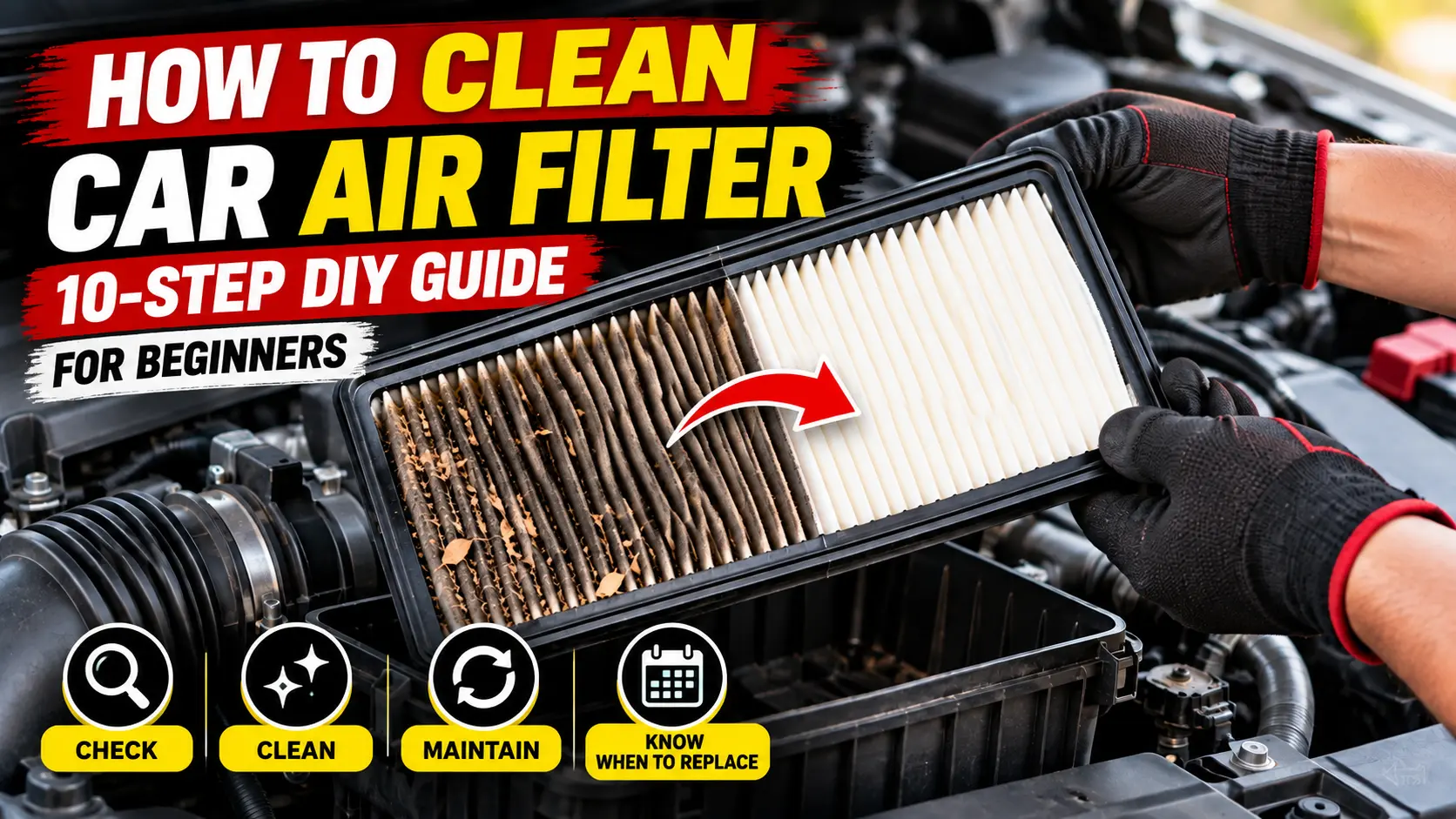 How to Clean Car Air Filter: 10-Step DIY Guide for Beginners
