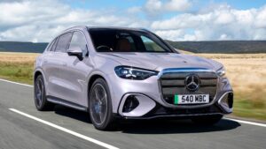 Mercedes-Benz GLC Electric front three-quarter view