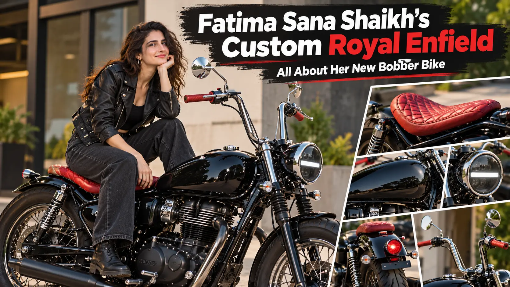 Fatima Sana Shaikh Royal Enfield: 7 Stunning Custom Details